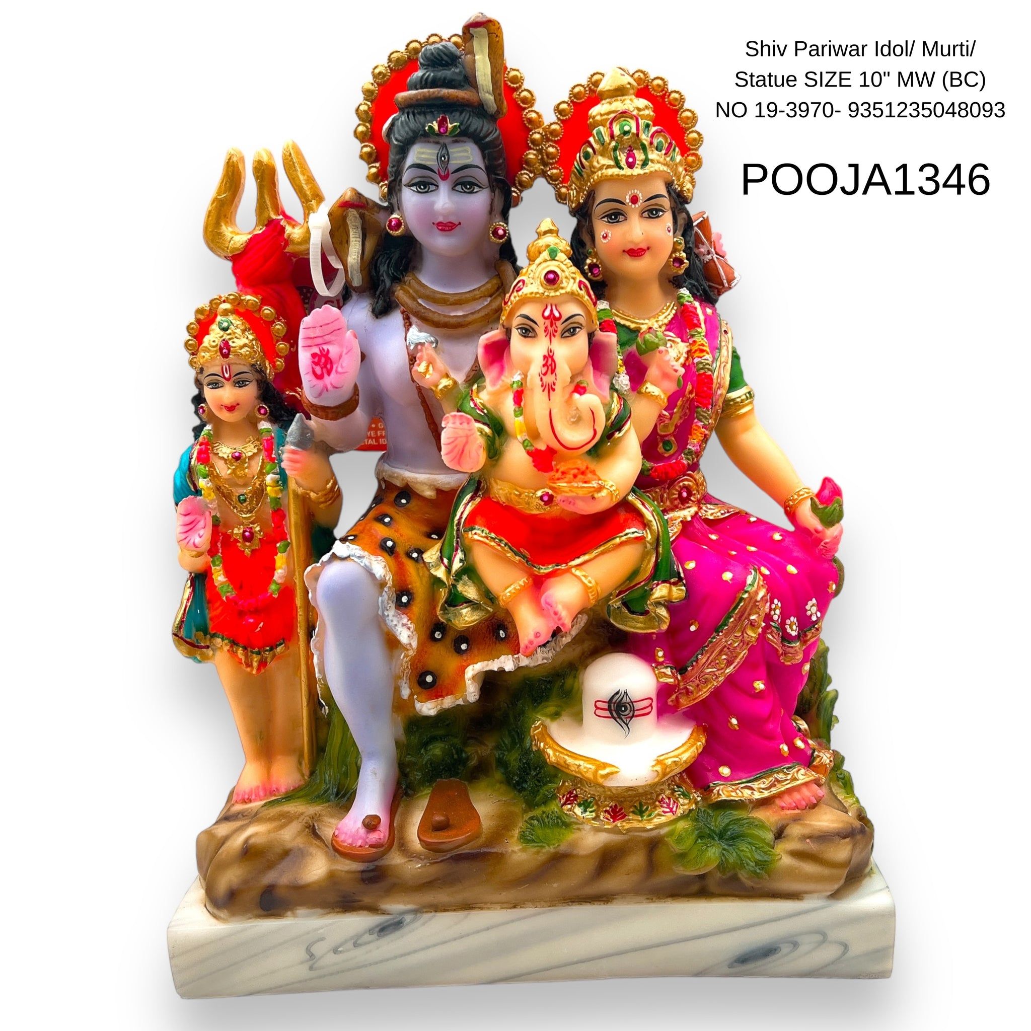 Shiv Pariwar Idol/ Murti/ Statue SIZE 10
