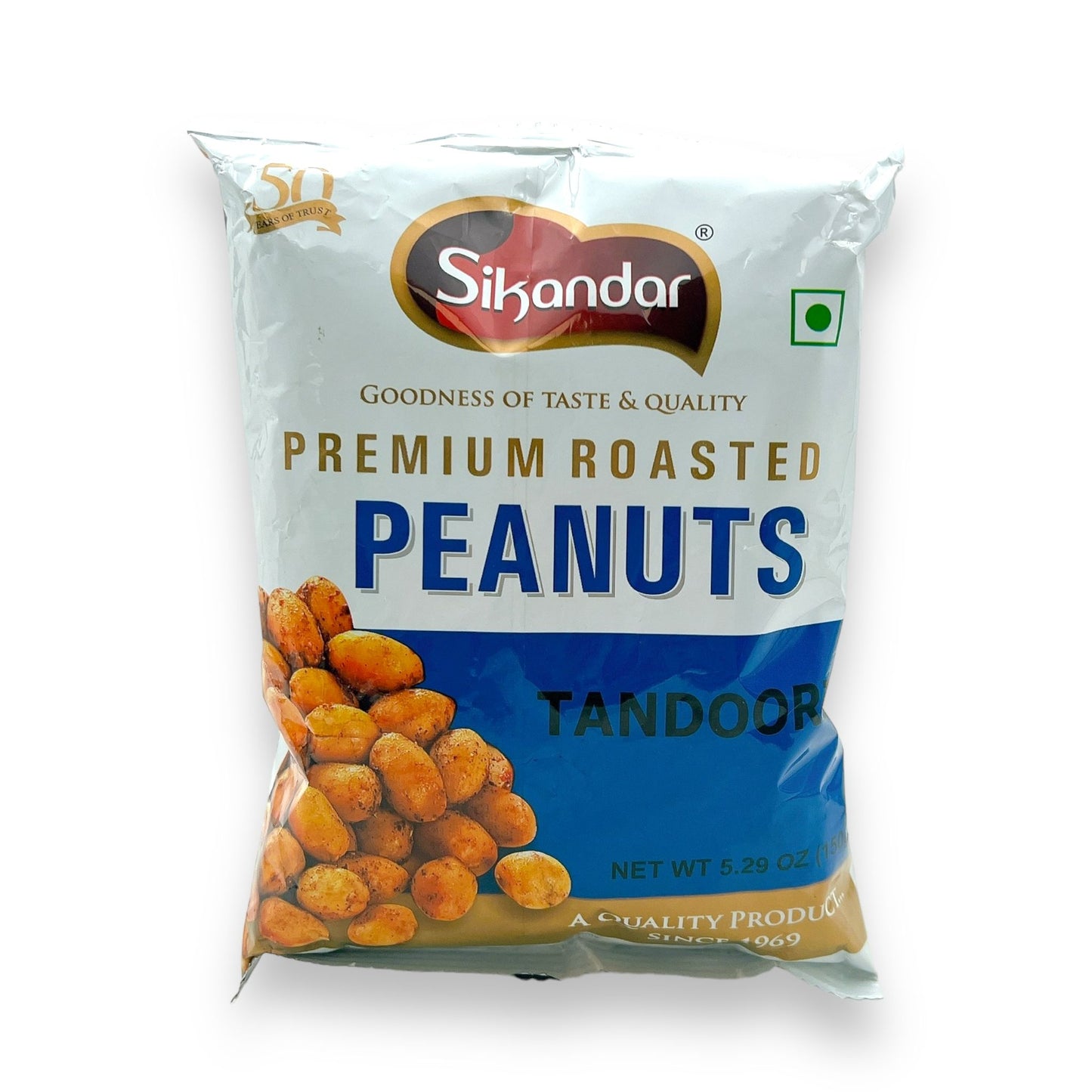 Sikandar Premium Roasted Tandoori Peanuts 150Gm