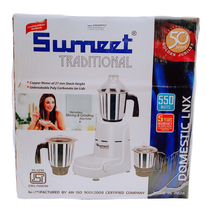 Sumeet Traditional Mixer Grinder 1Pc