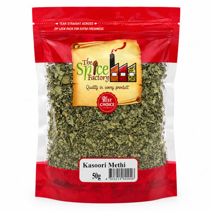 TSF Kasoori Methi 50g | Kasuri Methi | Dried Fenugreek Leaves | Dried Herb