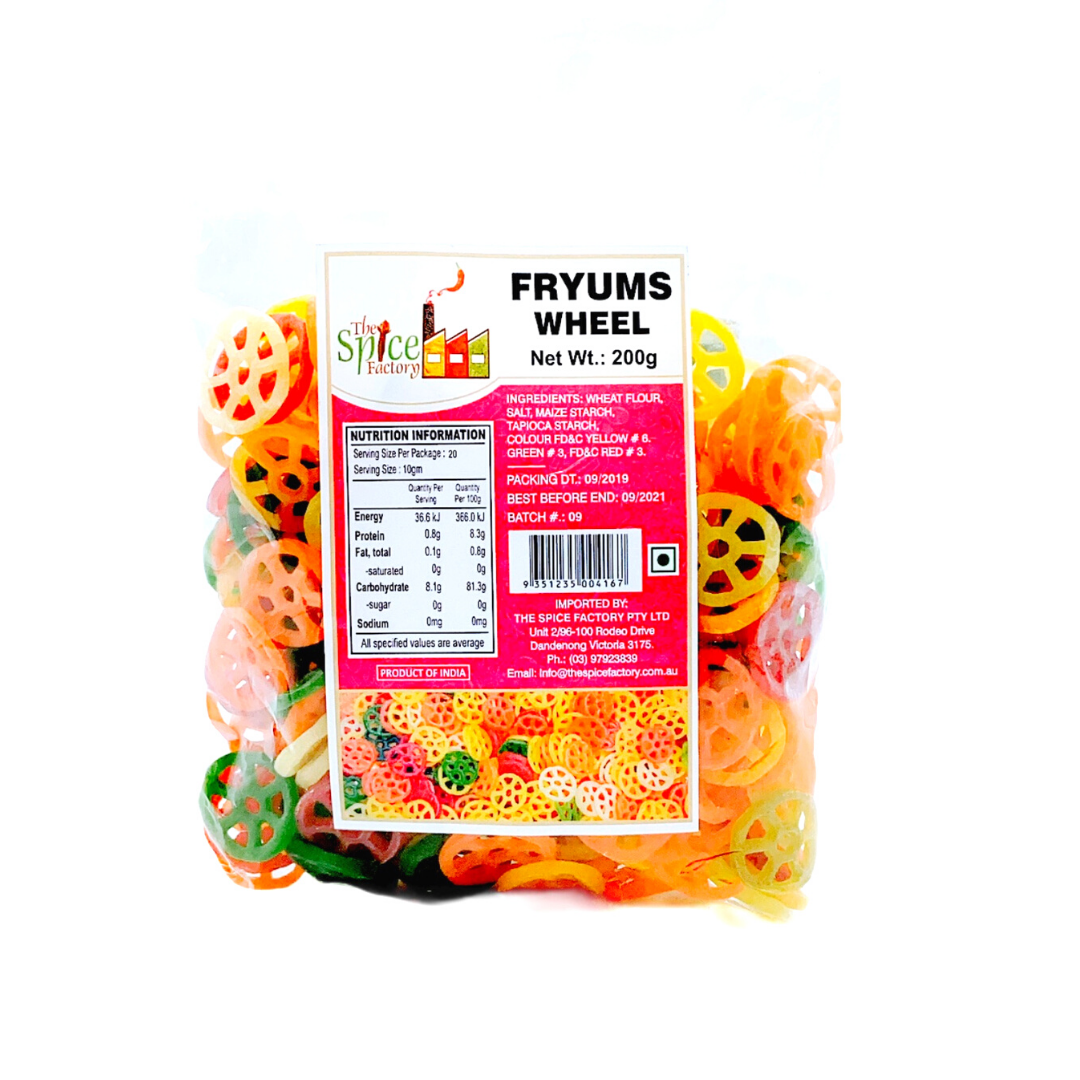 TSF Fryums Wheel (Papad Snack) 200gm