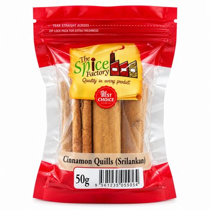 TSF Sri Lankan Cinnamon Quills 50g | Ceylon Cinnamon | Dalchini | Traditional Indian Whole Spice