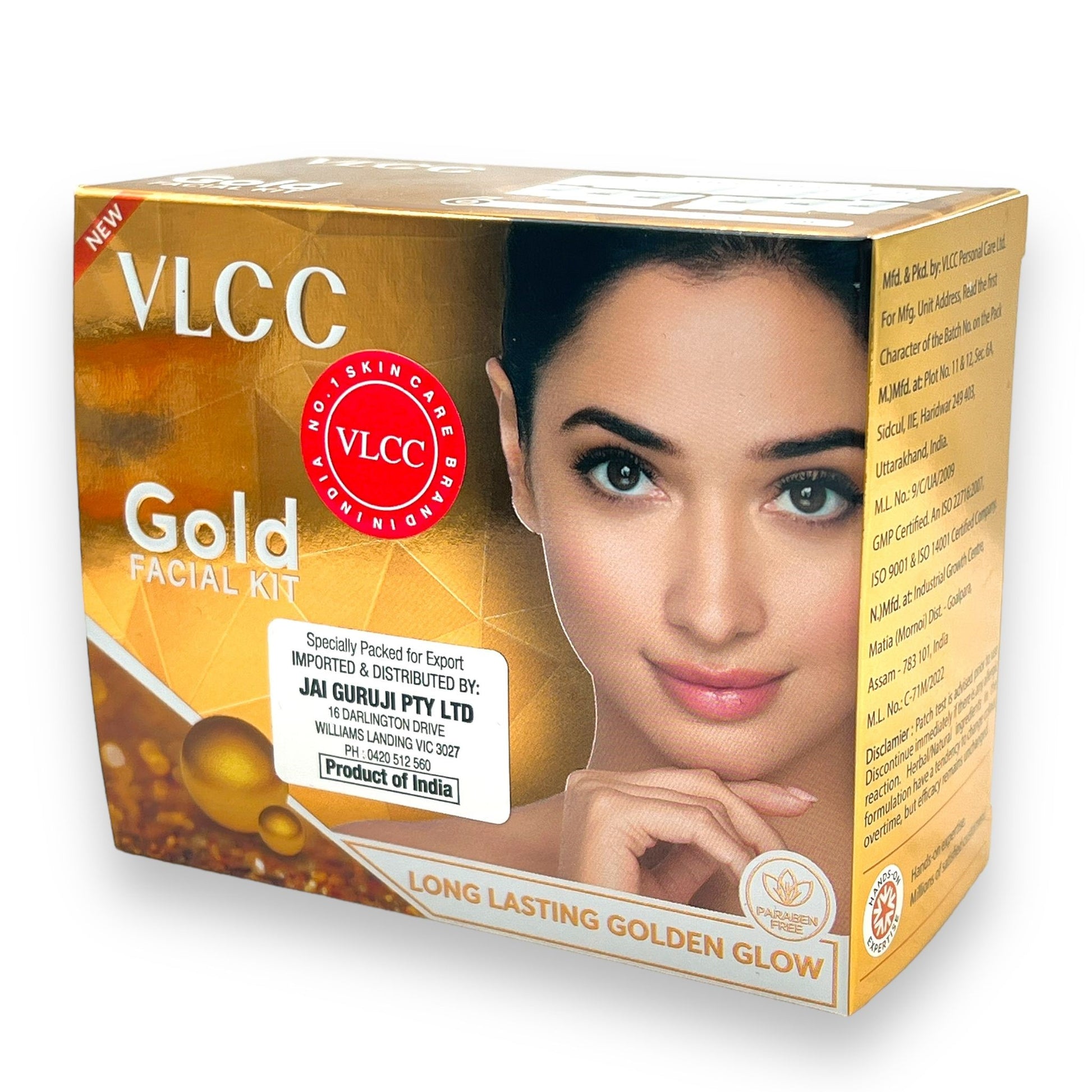VLCC Gold Facial Kit