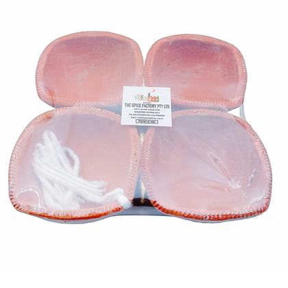 Clay Diya Charmukhi Plain Big  4pc set