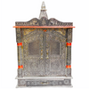 Oxidize Copper Temple/ Mandir (With Door) 15 x 6