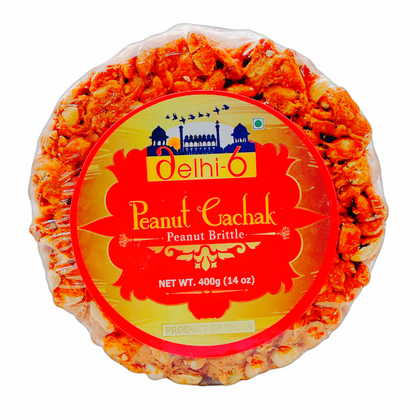 Delhi 6 Peanut Chikki Round 400Gm