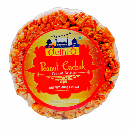 Delhi 6 Peanut Chikki/ Gackak/ Peanut Brittle Bar (10 Bars) 400g