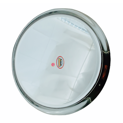 Delhi 6 Steel Round Thali With Edge No.14