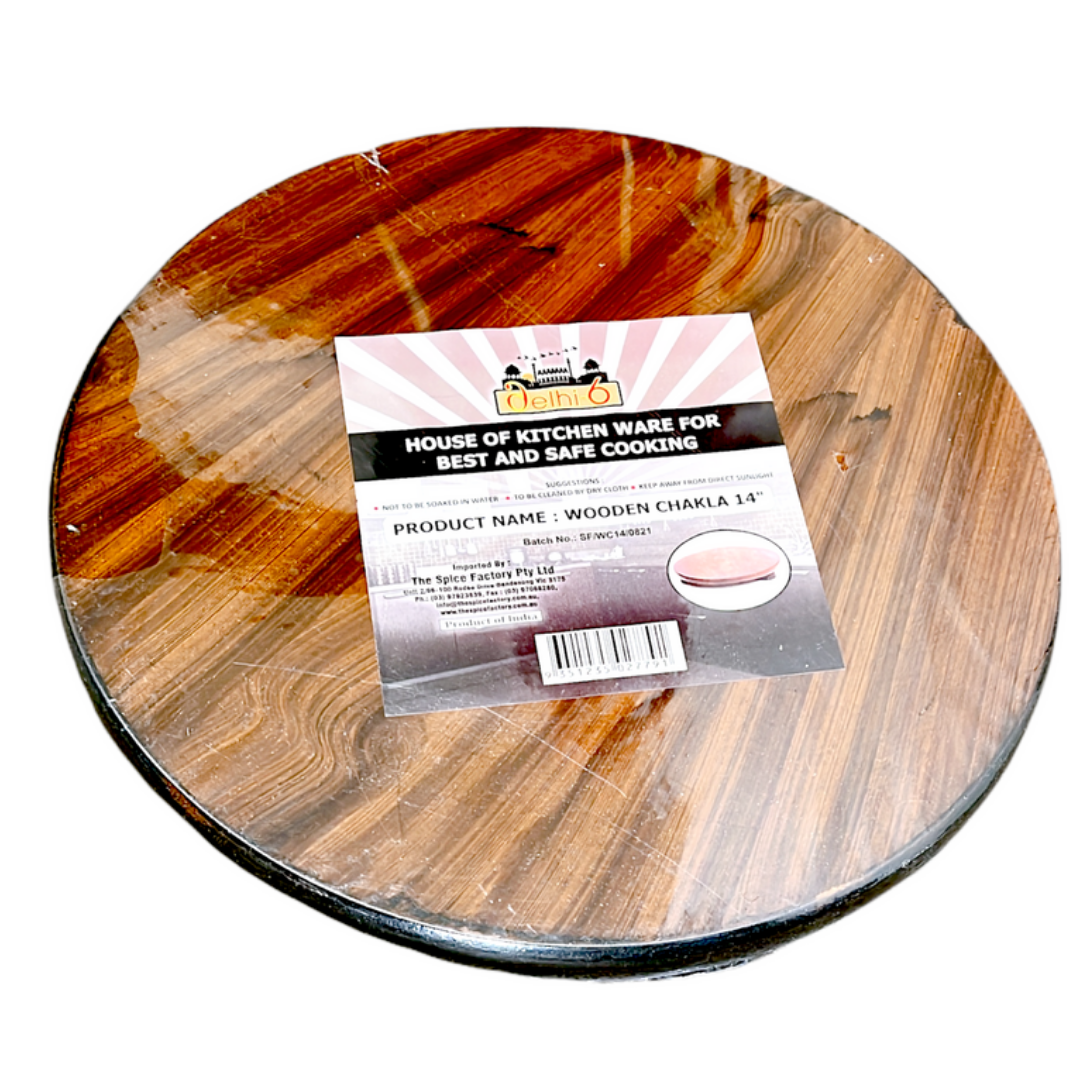 Wooden Chapati /Chakla/ Rolling Board 14"
