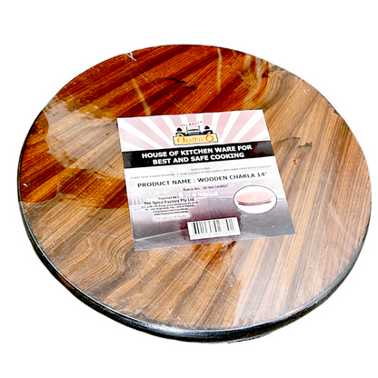 Wooden Chapati /Chakla/ Rolling Board 14"