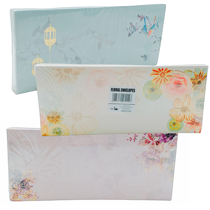Shagun Floral Envelopes (Pack of 10)