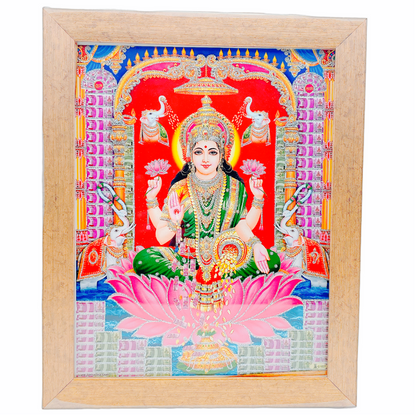 Photo Frame 10" x 12" Laxmi Mata (Premium)