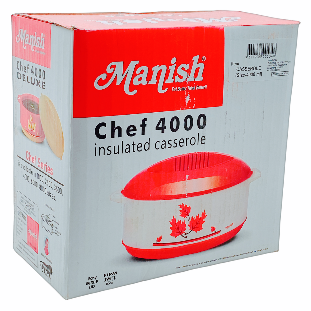 Manish Casserole/ Food Warmer (Deluxe) No 4000