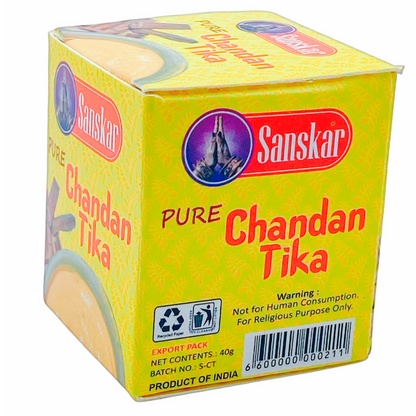 Sanskar Chandan Tikka 40Gm