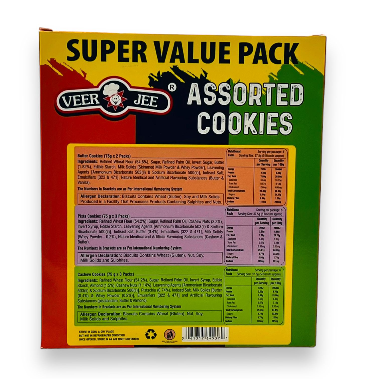Veerji Assorted Cookies 600Gm