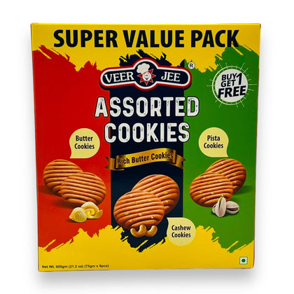 Veerji Assorted Cookies 600Gm