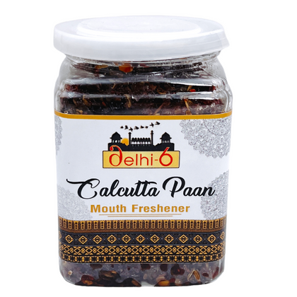 Delhi 6 Calcutta Paan/ Rose Petal & Dry Dates flavoured Mouth Freshner150G Tower Pack