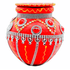 Coloured Kujja/ Mitti Pot Plain-Medium - India At Home