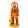 Golden Hanuman Idol/ Statue/ Murti F042 Size:9X7X21.5Cm  (9